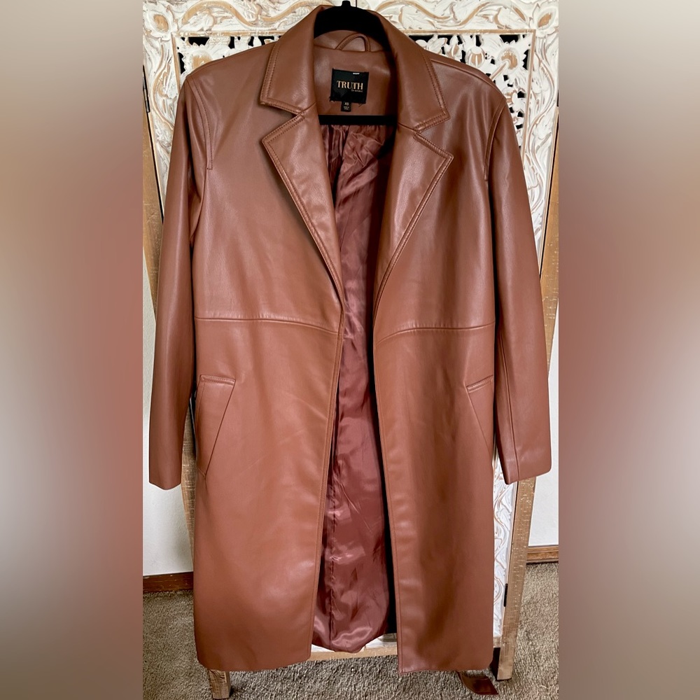 Faux leather Coat Truth by Republic.